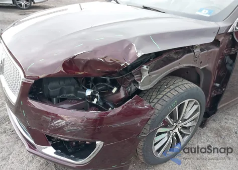 2018 Lincoln Mkz Select z USA, uszkodzony, nr VIN 3LN6L5D98JR619210